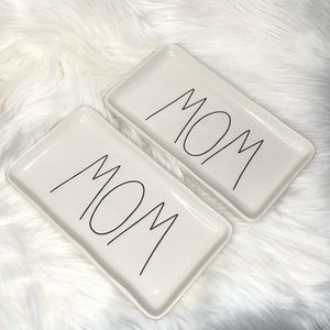 Rae Dunn MOM rectangular small tray